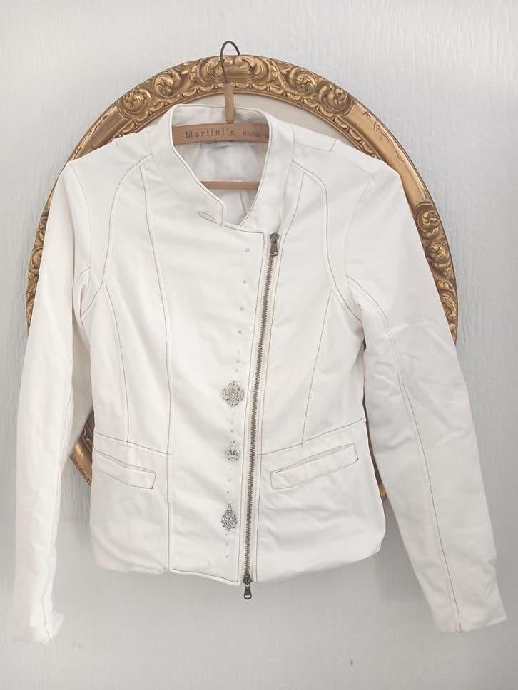 Wit jasje Elisa  Cavaletti mt S, Verzenden, Wit, Zo goed als nieuw, Elisa cavaletti