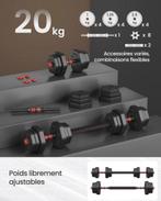 Dumbells 20kg verstelbaar, Sport en Fitness, Ophalen, Zo goed als nieuw, Dumbbell