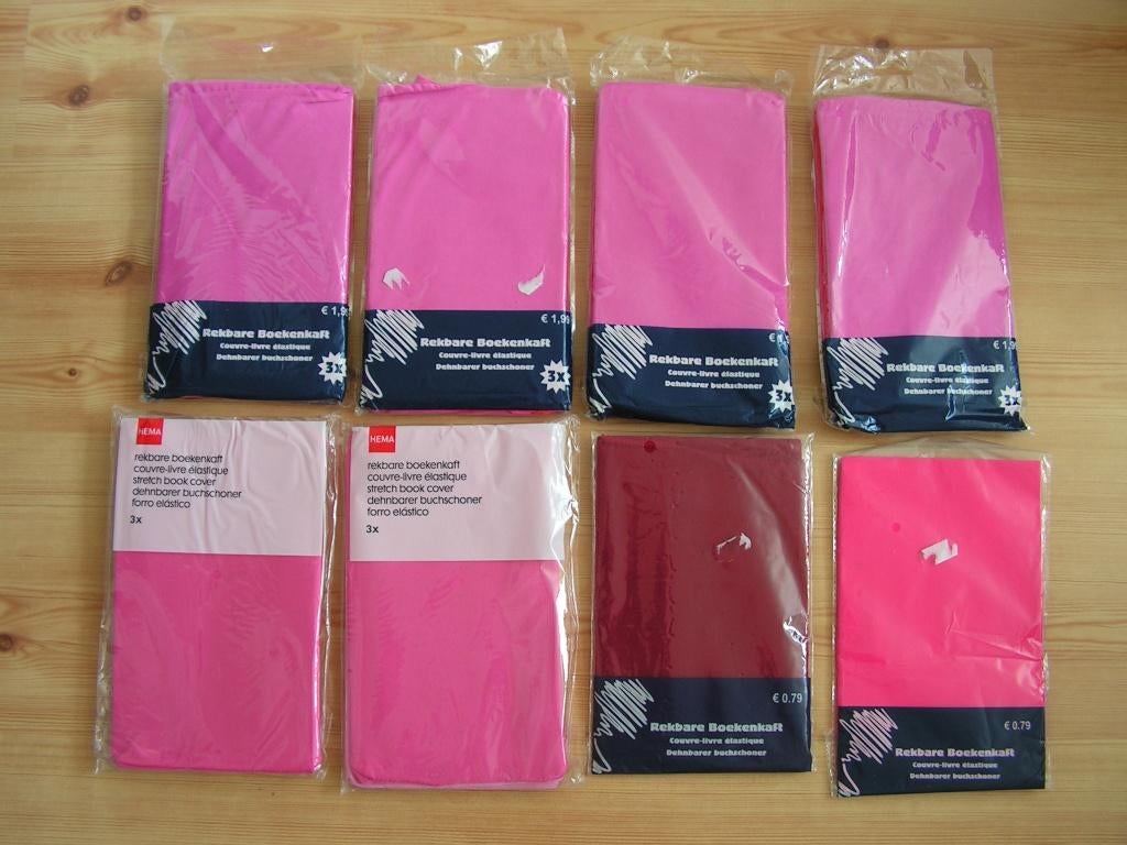 NIEUW Rekbare boekenkaften 20 stuks, Diversen, Ophalen of Verzenden, Nieuw