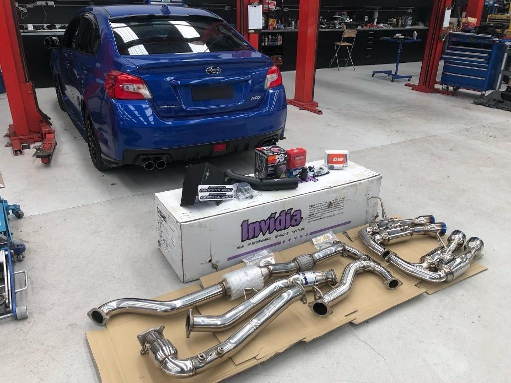 Invidia Gemini R400 catback uitlaat - Subaru Impreza 11-21, Ophalen of Verzenden