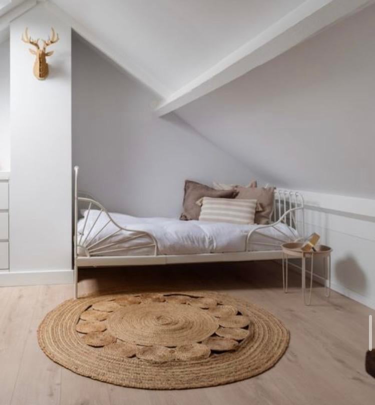 IKEA Minnen uitschuifbaar kinderbed - Wit metaal, Huis en Inrichting, Eenpersoons, Wit, Ophalen of Verzenden, 80 cm