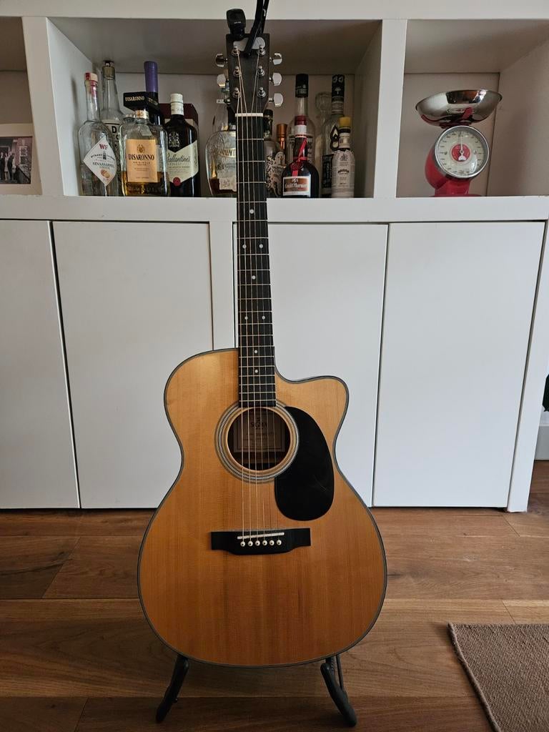 Sigma gitaar electrisch/acoustisch, Muziek en Instrumenten, Ophalen, Zo goed als nieuw, Western- of Steelstringgitaar