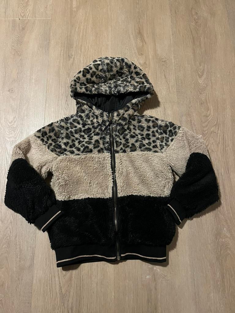 Reverseble winterjas meisje WE maat 134/140, Kinderen en Baby's, Kinderkleding | Maat 134, Ophalen of Verzenden, Zo goed als nieuw