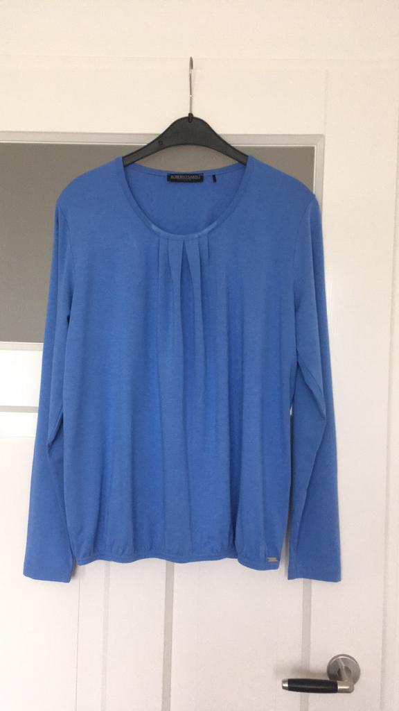 Kobalt blauwe Shirt maat M merk Roberto Sarto, Kleding | Dames, Tops, Maat 38/40 (M), Blauw, Ophalen of Verzenden, Zo goed als nieuw