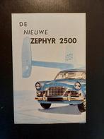 Ford ZEPHYR 2500 brochure folder origineel NL, Ophalen of Verzenden, Zo goed als nieuw, Ford
