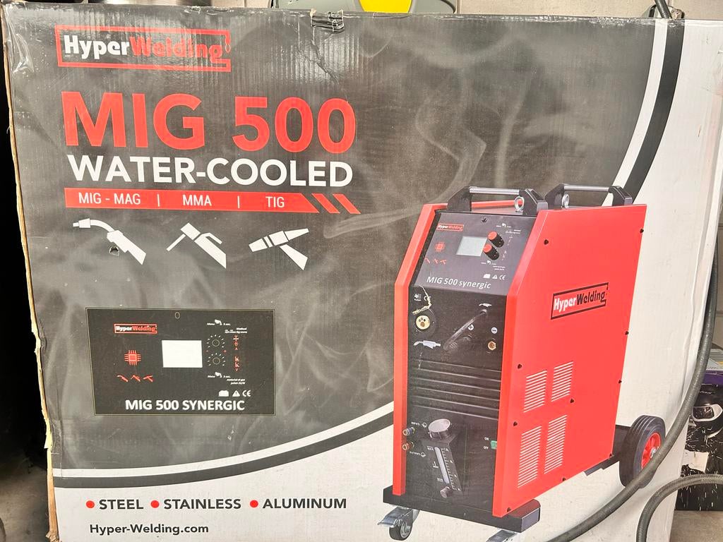Hyper Welding MIG 500 lasapparaat, Ophalen of Verzenden, Nieuw, 250 ampère of meer, Inverter