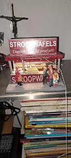 Stroopwafelkraam voor kerstdorp (Z249-9), Ophalen of Verzenden, Zo goed als nieuw