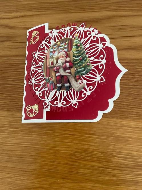 Kaartje kerst (20), Hobby en Vrije tijd, Kaarten | Zelfgemaakt, Nieuw, Kerst, Ophalen of Verzenden