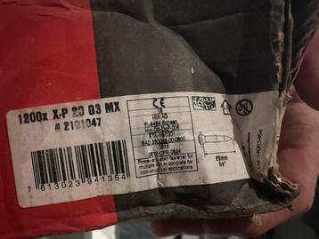 Hilti X-P 20 B3 MX Schietnagels - 1200 stuks beschikbaar voor biedingen