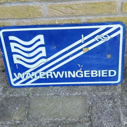 Origineel vintage emaille bord van NS - Spoorwegen, Antiek en Kunst, Antiek | Emaille, Ophalen of Verzenden
