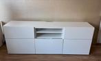 Ikea besta tv meubel met lades (180x64x40cm), Ophalen, Gebruikt, 150 tot 200 cm, Glanzend wit