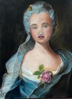 Handgesigneerd Portret - Olieverf op doek, Ophalen of Verzenden