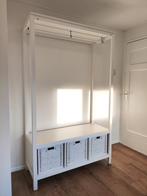 Ikea Hemnes Open kledingkast met 3 Ikea Branäs Mandjes, Ophalen, Zo goed als nieuw, 25 tot 50 cm, 150 tot 200 cm