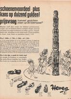 Retro reclame 1967 Hevea jongensschoenen voor indianen, Verzamelen, Verzenden, Overige typen