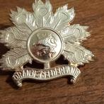 insigne van het Regiment Infanterie Oranje Gelderland (RIOG, Ophalen of Verzenden, Landmacht, Nederland, Embleem of Badge