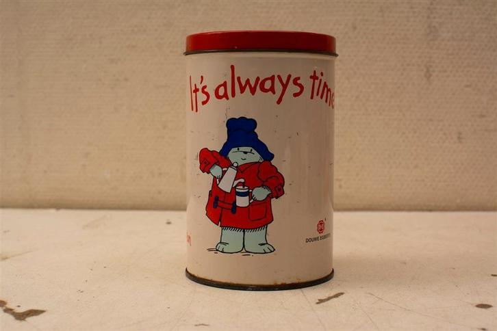 Douwe Egberts Paddington Beschuitblik 39423, Verzamelen, Blikken, Gebruikt, Koek(jes), Ophalen of Verzenden