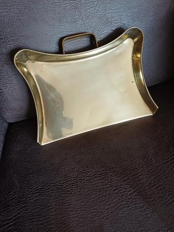 Vintage Koperen Blik met Handvat beschikbaar voor biedingen