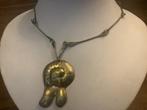 Opmerkelijke design collier met pendant hanger, Ketting, Koper, Verzenden