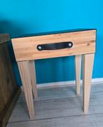 Bijzettafel nachtkastje kastje, Ophalen, Minder dan 50 cm, Zo goed als nieuw, Metaal