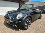 MINI 1.6 16V SIDEWALK Cabriolet elektrische kap bruin leder, Auto's, 4 cilinders, Cabriolet, 4 stoelen, Zwart