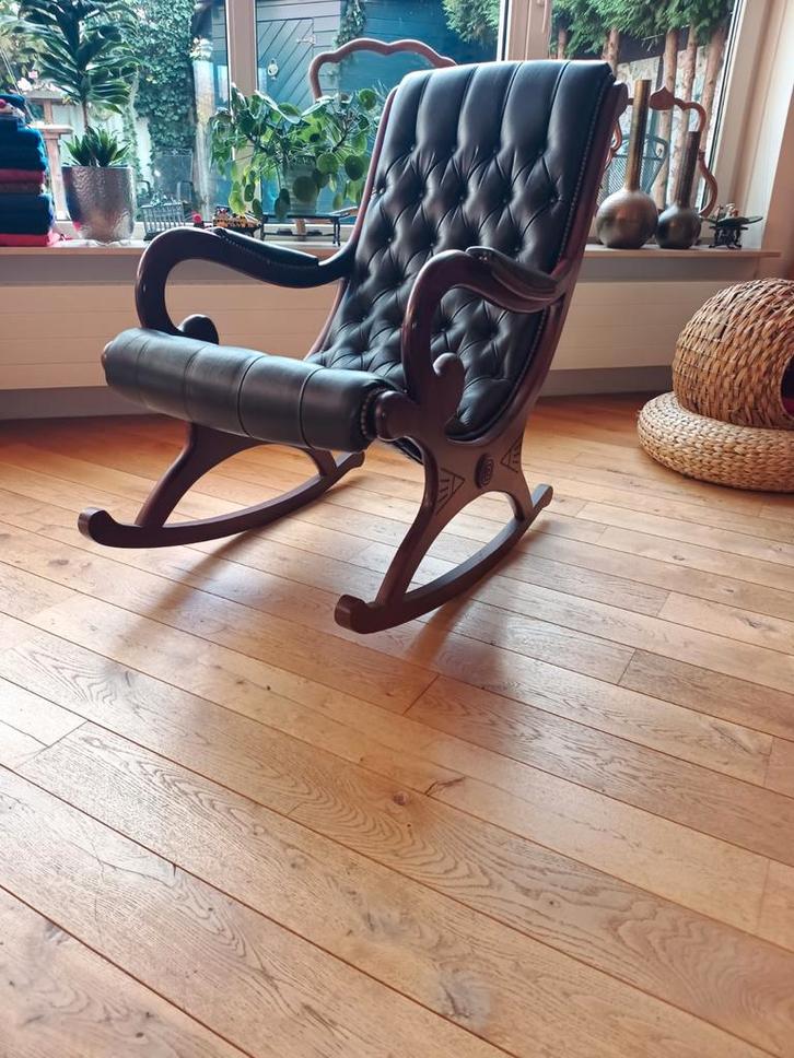 Chesterfield York schommelstoel, Huis en Inrichting, Fauteuils, Ophalen