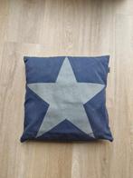 Mood Kussen donkerblauw met ster 50 x 50 cm, Huis en Inrichting, Ophalen of Verzenden, Gebruikt, Blauw, Vierkant