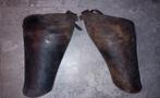 Antieke lederen beenkappen turfwinning Groningen, Ophalen of Verzenden, Heren