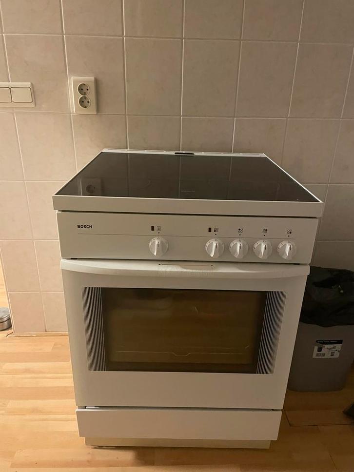Bosh Oven & Inductie Kookplaat, Witgoed en Apparatuur, Fornuizen, Gebruikt, Vrijstaand, Inductie, 4 kookzones, 85 tot 90 cm, 60 cm of meer