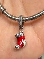 Zilveren Kerstsok Bedel. Nieuw, gemerkt S925, Overige merken, Verzenden, Nieuw, 1 bedel