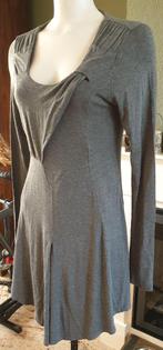 Anna prachtige grijze jurk M 38 40 jurkje | Gratis Verzenden, Maat 38/40 (M), Zo goed als nieuw, Knielengte, Grijs