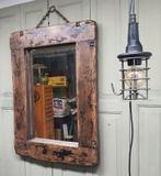Spiegel ruig hout handmade | Loods66, Ophalen, Rechthoekig