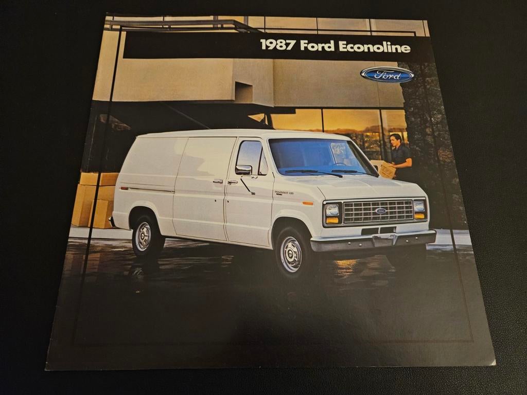 Brochure Ford Econoline 1987, Ophalen of Verzenden, Zo goed als nieuw, Ford