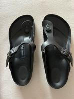 36 37 Birkenstock plastic Slippers Zwart Maat 36/37, Slippers, Zwart, Ophalen of Verzenden, Gedragen