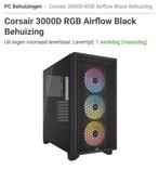 Corsair 3000D RGB Airflow Black case- Zo goed als nieuw!, Computers en Software, Computerbehuizingen, Ophalen of Verzenden
