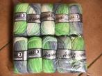 Nieuwe bollen Hawaï katoen acryl groen wit, Ophalen of Verzenden, Nieuw, Breien of Haken, Wol of Garen
