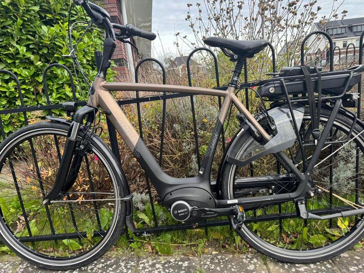 Elektrische fiets Gazelle orange C7 bosch middenmoter, Fietsen en Brommers, Elektrische fietsen, Zo goed als nieuw, Gazelle, 55 tot 59 cm