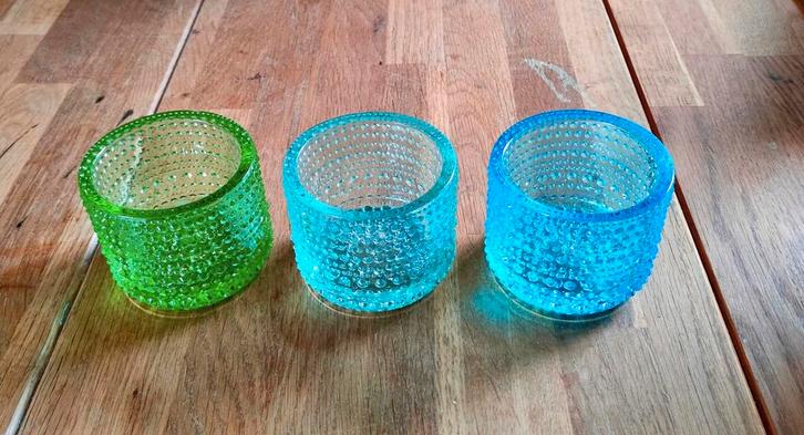 3 Prachtige Iittala Kastehelmi sfeerlichten., Huis en Inrichting, Woonaccessoires | Kandelaars en Kaarsen, Nieuw, Kandelaar, Minder dan 25 cm