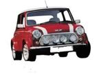 Bonnet stripes wit Classic Mini Cooper., Ophalen