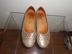 Gabor flats / instappers, brons, maat 4 1/2 / 37,5, leer, Overige kleuren, Instappers, Gabor, Ophalen of Verzenden