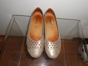 Gabor flats / instappers, brons, maat 4 1/2 / 37,5, leer beschikbaar voor biedingen