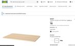 Ikea Bekant bureaublad 120x80, Zo goed als nieuw, Ophalen, Bureau
