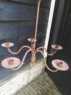 Brocante kroonluchter/kandelaar, Ophalen of Verzenden, Koper of Brons