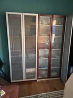 Billy boekenkast met glazen deur, Ophalen, Gebruikt, 200 cm of meer, 50 tot 100 cm