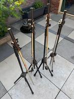 2 Microfoon Statieven - Stevig en Betrouwbaar, Muziek en Instrumenten, Standaards, Ophalen of Verzenden, Gebruikt, Instrumentstandaard