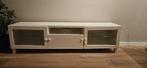 Witte TV Meubel met Opbergruimte, Gebruikt, 150 tot 200 cm, Ophalen of Verzenden, Minder dan 100 cm