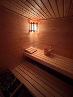 Prachtige houten Finse binnensauna met Sawo 6 kW kachel, Sport en Fitness, Sauna, Ophalen, Zo goed als nieuw, Fins of Traditioneel