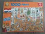 Jan van Haasteren - De Inhuldiging - 1000 stukjes, Hobby en Vrije tijd, Denksport en Puzzels, Ophalen, 500 t/m 1500 stukjes, Zo goed als nieuw