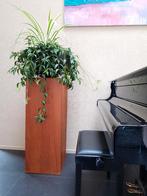 Teakhouten plantenzuil, Ophalen, Zo goed als nieuw