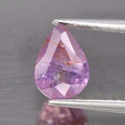 Drie color Onbehandelde pink-paars -oranje Saffier 1,52 ct, Sieraden, Tassen en Uiterlijk, Edelstenen, Nieuw, Ophalen of Verzenden