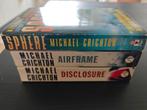 Michael Crichton - 3 Boeken: Disclosure, Airframe, Sphere, Ophalen of Verzenden, Gelezen, Michael Crichton, Nederland